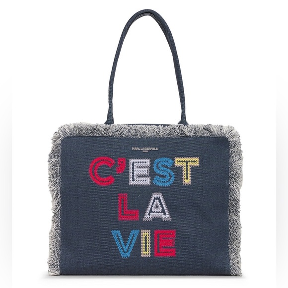 Karl Lagerfeld Bags Nwt 68 Msrp Karl Lagerfeld Margo Fringe Zip